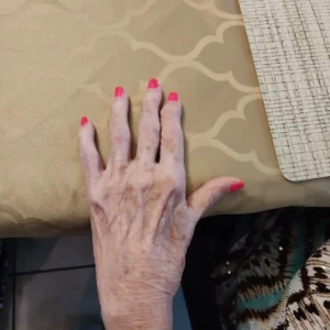 Ms Johnnye Red Manicure