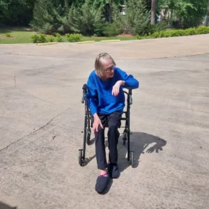 Ms Johnnye Enjoying Outside