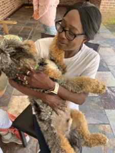 forest-cottage-senior-care-shanta-golden-doodle-therapy-2
