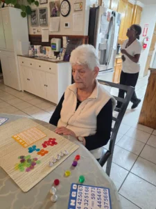 Forest cottage staff bingo game